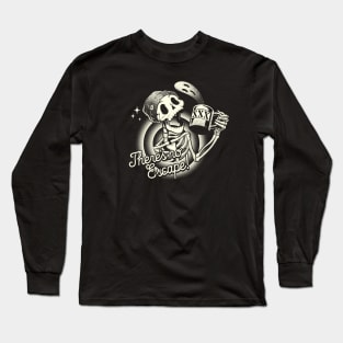 There is no Scape Skeleton by Tobe Fonseca Long Sleeve T-Shirt